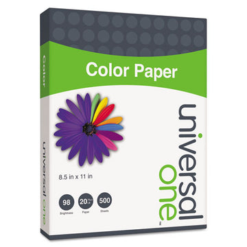 Universal® Deluxe Colored Paper, 20lb, 8.5 X 11, Canary, 500-ream freeshipping - TVN Wholesale